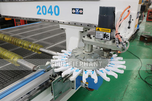 Blue Elephant 3d 2040 Woodworking <strong>Cnc</strong> Atc Machine With Knife Cutting Machine <strong>Cnc</strong> - Product Image 4