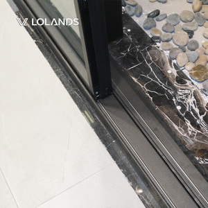 <span class=keywords><strong>Puerta</strong></span> <span class=keywords><strong>Corredera</strong></span> de Vidrio Templado Doble de Alta Resistencia y Diseño Moderno, Resistente al Agua, para Cocina, Interior y Jardín - Product Image 2