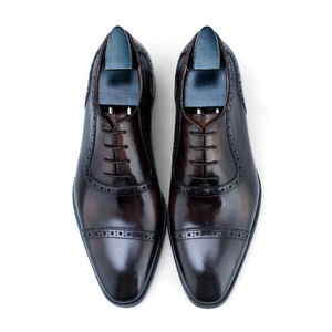 F8-NS58 prix <span class=keywords><strong>d</strong></span>'usine de luxe nouveau italien élégant à la main en cuir véritable hommes Oxford <span class=keywords><strong>chaussures</strong></span> habillées - Product Image 2