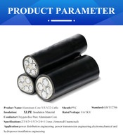 YJLV22 0.6/1KV 3*300 + 150 CE fabricant basse tension Xlpe 35mm fabricant de câbles blindés à noyau en aluminium aérien