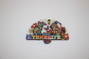 Imán de MDF Más Vendido con Diseño Único de Búho, Caballito de Mar, Mariposas y Lagartos, Imanes Personalizados para Refrigerador en 3D, Forma de Abanico y Rectángulo - Product Image 3