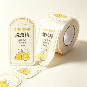 BoXin BX-157 Customizable Self-Adhesive Label Paper Strong Adhesion Flexographic Printing For Packaging Bottles Hygiene Products - Product Image 3
