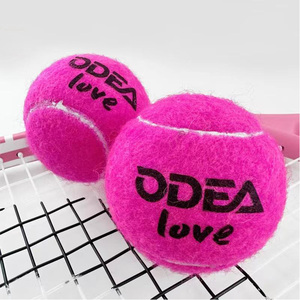 Balles de <span class=keywords><strong>tennis</strong></span> ODEA Honor ITF Premium rose, service personnalisé OEM pour les tournois professionnels - Product Image 5