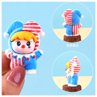 Vente en gros de figurines d'animaux de cirque miniatures Kawaii, jeu de perles mystère surprise, sac de perles, jouet pour enfants, cadeau d'anniversaire pour enfants