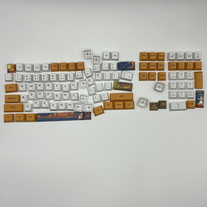 Patrón DYI <span class=keywords><strong>Cherry</strong></span> Profile PBT Dye-sub <span class=keywords><strong>Keycaps</strong></span> para Gateron TTC <span class=keywords><strong>MX</strong></span> Switches Teclado magnético mecánico personalizado Resistente al desgaste - Product Image 2