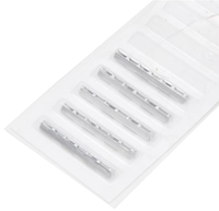 Herramienta de crimpado para protectores de empalmes mecánicos de fibra óptica FTTH, abrazadera de fibra de acero inoxidable/nylon, funda de protección para uniones de cable