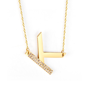 Collar con Colgante de Letra <span class=keywords><strong>M</strong></span> de Alta Calidad, Inicial del Alfabeto, Acero Inoxidable, Collares de Concha Negra para Mujer - Product Image 5