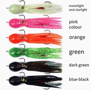 Aotuo Esche Artificiali Morbide a Forma di <span class=keywords><strong>Calamaro</strong></span>/Polpo Realistico da 11cm 21g con Piombo Interno e Doppie Ancorette Ausiliarie per la Pesca in Mare da Barca - Vendita Calda - Product Image 3