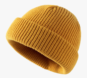 Topi beanie pria/wanita kustom tambalan kustom/Bordir/topi rajut Jacquard musim dingin - Product Image 2