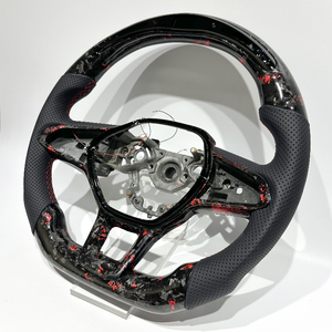 Volant de voiture personnalisé en cuir et fibre de carbone avec LED, pour Renault Megane 2, Megane 3, Megane <span class=keywords><strong>4</strong></span>, <span class=keywords><strong>Clio</strong></span> <span class=keywords><strong>4</strong></span>, <span class=keywords><strong>Clio</strong></span> 5 - Product Image 1