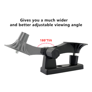 Wall mount <span class=keywords><strong>bracket</strong></span> 180 độ có thể điều chỉnh lưu trữ đứng chủ Đen - Product Image 5