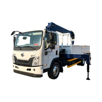 Grue montée sur camion télescopique hydraulique de 8 tonnes, best-seller en Chine