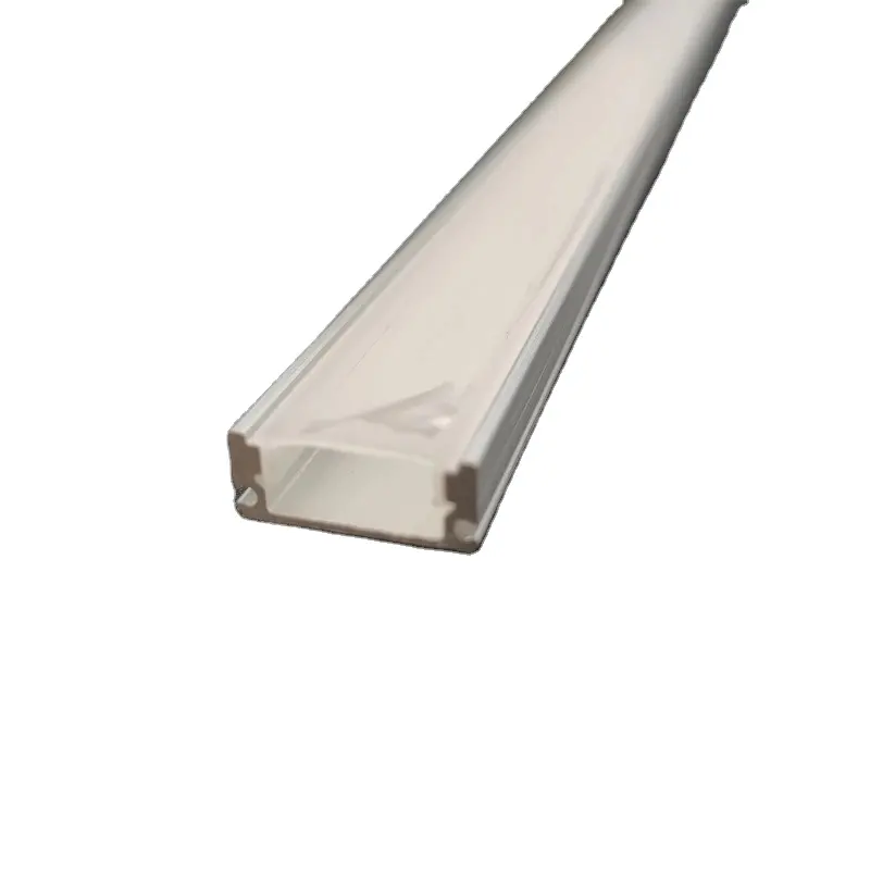 Support de barre de lampe LED en forme de U/V/YW, 0.5m, argent, bricolage avec bande de couverture laiteuse, Tube linéaire en aluminium