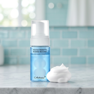Marine Water ful Bubble Booster 95ml Cellology |   Sérum bulle hydratant en couches à l'eau de mer profonde, acide hyaluronique et collagène marin - Product Image 6