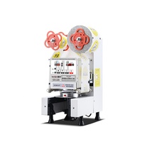 Machine à sceller les gobelets à bulles Baiwin, scelleuse de gobelets en papier et en plastique pour boissons froides et chaudes, équipement pour les magasins de thé au lait