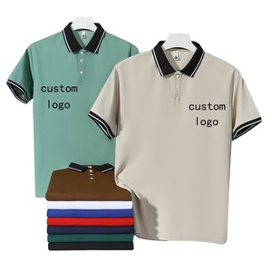 Custom Design Your Own Brand Sleeve Mens Womens Generic Polyester t Shirt Custom logo Golf Polo t Shirt Shirt