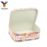 Boîte à jouets portable pour enfants au design créatif 2026, emballage en carton coloré pour rangement et transport