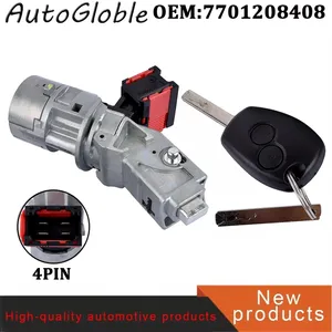 Barillet de serrure de contact et interrupteur de démarrage pour Renault Clio Fluence Kangoo Master Megane Trafic Opel Movano Vivaro Nissan <span class=keywords><strong>7701208408</strong></span> - Product Image 3