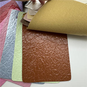 Cappello di cuoio testurizzato di cuoio sintetico all'ingrosso del tessuto ondulato del metallo della fabbrica - Product Image 5