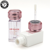 Emballage de maquillage personnalisé, contenants en plastique pour gloss à lèvres ronds de 5 ml, tube épais pour correcteur