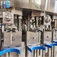 . Machine professionnelle 3 en 1 pour la production d'eau gazeuse et non gazeuse, ligne de production d'embouteillage pour usine d'eau 3000L/H