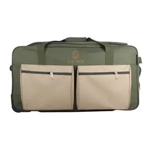 अनुकूलित हरे बड़े वॉल्यूम हैंडल यात्रा बैग के साथ लंबी दूरी की ट्रॉली को पैदल यात्रा बैग के साथ
