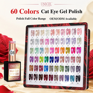 OEM ODM Personnalisé 60 Couleurs Vernis Gel UV Effet Œil de Chat Magnétique Néon Pailleté Longue Durée Brillant Kit Manucure Professionnel pour Salon - Product Image 2