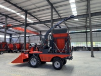 Coupe-silage autopropulsé 4QZ2100, conception légère, réduit la compactation du sol sur les rizières humides et molles en Asie du Sud-Est