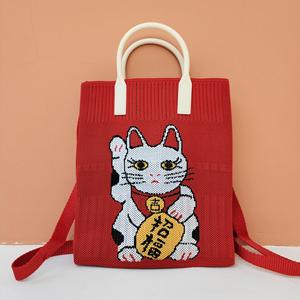 Nouveau sac carré en tricot minimaliste, sac à bandoulière polyvalent pour téléphone, sac à main de qualité supérieure pour femmes, usage quotidien - Product Image 2