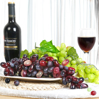 Faux fruits artificiels, simulation de grappes de raisins, décoration réaliste pour fêtes, maisons, mariages, artisanat, grappe de raisins fantaisie, décoration de jardin