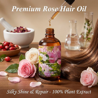 Huile Essentielle de Rose Marque Blanche 120ml Flacon Compte-gouttes OEM ODM Personnalisé