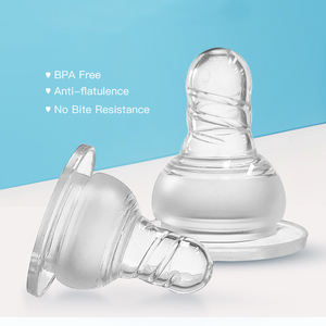 زجاجة سيليكون قياسية من الشركة المصنعة لحلمة خالية من بيسA لحمة طفل رضيع لحلمة 0-12 شهرًا بسعر الجملة - Product Image 3