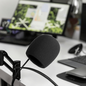 Offre Spéciale 75*65*38mm Microphone mousse couvre coloré sans fil Microphone pare-brise accessoires housses de protection pour ordinateur de poche - Product Image 1