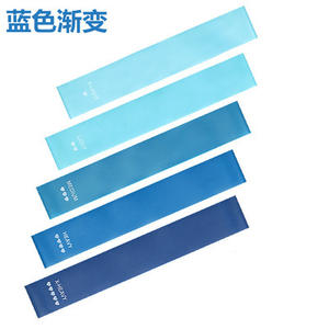 Ensemble de 5 bandes de résistance élastiques multifonctionnelles Theraband pour les hanches, avec logo personnalisé, haute compression, en TPE, fabriquées en Chine - Product Image 4