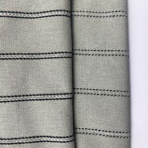 Kain metalik bergaris <span class=keywords><strong>Linen</strong></span> elegan desain baru untuk pakaian trendi - Product Image 6