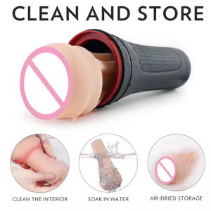 Weiches Silikon Sexspielzeug <span class=keywords><strong>Masturbation</strong></span> Cup Männlicher Penis Massage gerät Mastur bator für Mann - Product Image 5