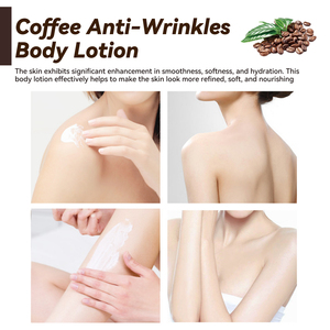 Loción Corporal Antiarrugas de Café Orgánico, Hidratante, Alivia la Sequedad, Mejora la Aspereza, Refrescante, Delicada, Iluminadora - Product Image 2