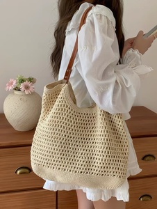 <span class=keywords><strong>Sac</strong></span> fourre-tout <span class=keywords><strong>en</strong></span> <span class=keywords><strong>paille</strong></span> grande capacité pour femme, nouvelle collection été 2026, <span class=keywords><strong>sac</strong></span> <span class=keywords><strong>de</strong></span> <span class=keywords><strong>plage</strong></span> tressé pour vacances <span class=keywords><strong>en</strong></span> bord <span class=keywords><strong>de</strong></span> mer, <span class=keywords><strong>sac</strong></span> à bandoulière avec fermeture à boucle - Product Image 4