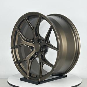 Jante monobloc forgée à profil profond concave, avec blocage central personnalisé 5x112 5x120 5x130, moyeu de roue pour Porsche Ferrari Lamborghini - Product Image 2