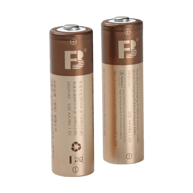 FB AA No.5 2800mAh Ni-Mh High Capacity Energy Saving Aa Ni-mh Rechargeable Battery
