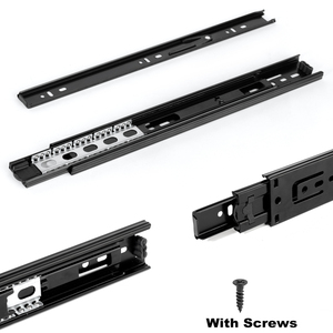 Stainless Steel Ball Bearing <strong>Slides</strong> 10~20Inch 3-Section Full Extension Cabinet &amp; Furniture <strong>Drawer</strong> <strong>Slides</strong> 45mm Model - Product Image 2