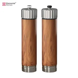 Pepper Bottle Stainless Steel Salt And Pepper Mill Manual Food Herb Grinders Spice Jar Containers Kitchen Gadgets Spice Bottles Glass