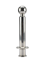 Balle de pulvérisation rotative sanitaire CIP de 50,5 mm en acier inoxydable 304 poli forgé pour le nettoyage des réservoirs et des conduites