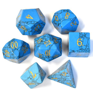 <span class=keywords><strong>Dados</strong></span> de Piedra Poliédricos Multifacéticos para Juegos de Mesa, Diseño Creativo, Cristal Rosa Ojo de Gato, Estilo Ángulo Recto, Venta al Por Mayor Disponible - Product Image 2