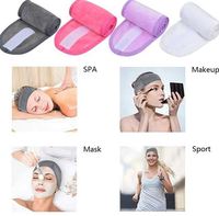 Logo personnalisé bandeau de maquillage du visage Yoga bain laver visage bandeau de cheveux Spa sport beauté maquillage bandeaux