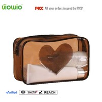 Trousse de Toilette Personnalisée Scintillante UIOWIO – Sac de Rangement Portable Mignon et Étanche pour Maquillage et Cosmétiques de Voyage