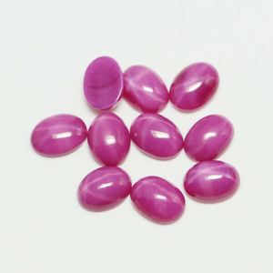 พลอยแซฟไฟร์พลอยรูปวงรีทรงวงรีทรงหลวมทำจากพลอยสังเคราะห์มีหลายขนาดลูกปัดทับทิมไพลินรูปดาว - Product Image 4