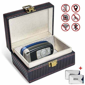 Caja antimagnética personalizada para llave de coche, gran almacenamiento con bloqueo de señal RFID para teléfono móvil, Faraday, gran oferta - Product Image 3