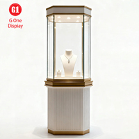Vitrine à bijoux en verre personnalisable, mobilier élégant, présentoirs de magasin, design pour les magasins de détail