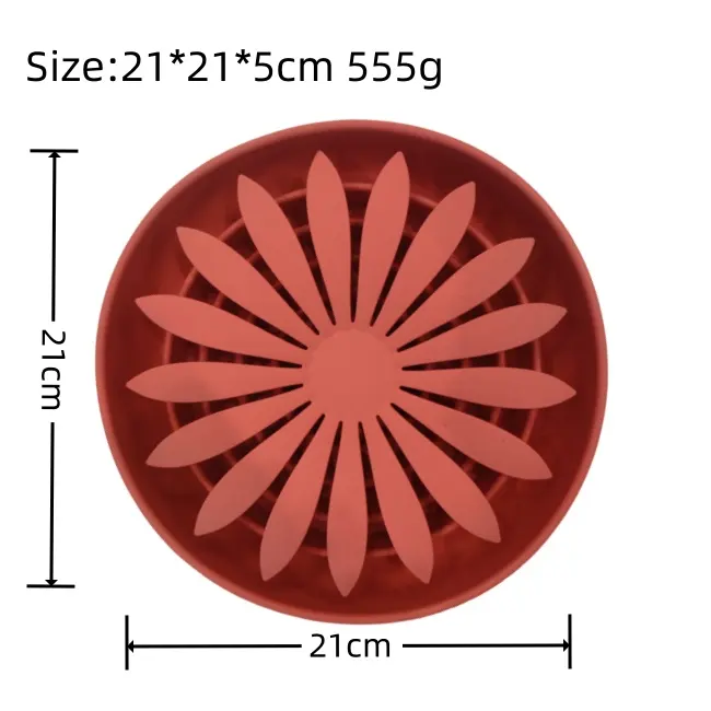 लीफ टाइप स्लो ईटिंग बाउल डॉग लिक मैट फीडर पेट लिक मैट सक्शन